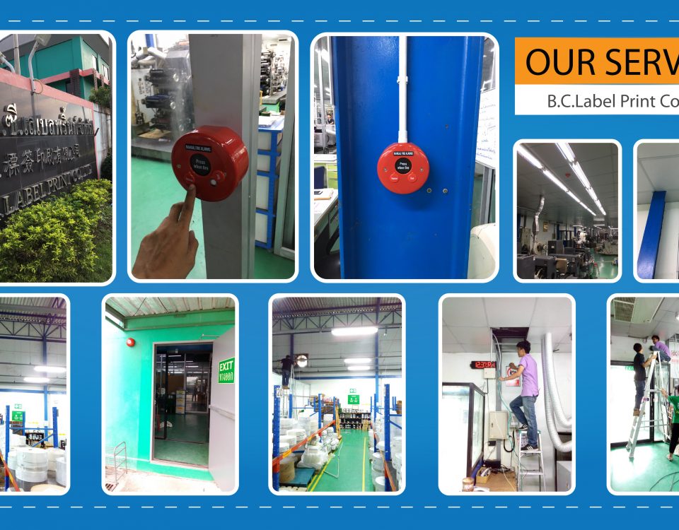 our service B.C.Label Print Co.,Ltd.
